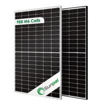 Módulos solares monocristalinos de 166 mm Panel Panel Photovoltaic 360W 370W 375W